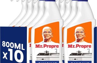 Mr. Propre Spray Dégraissant Cuisine Mandarine 800ml x10